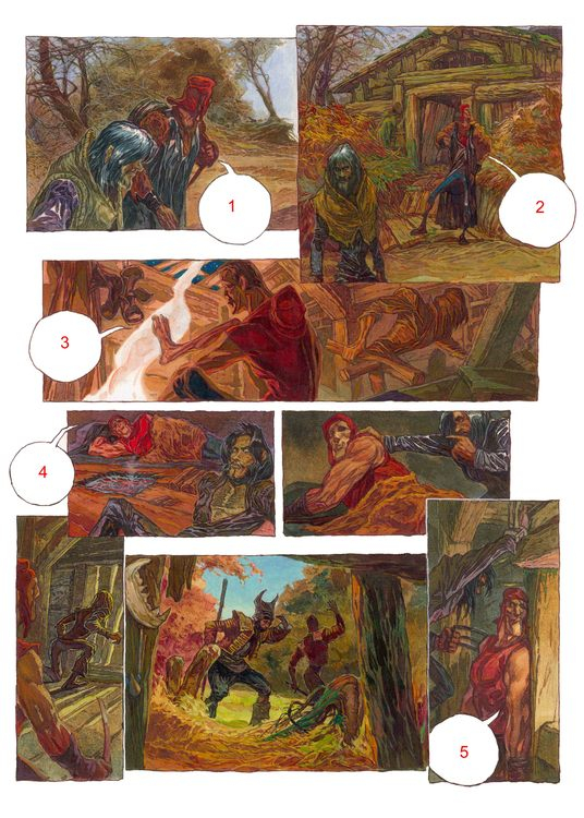 лист из стопки