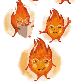 Персонаж для книги "Огонек"