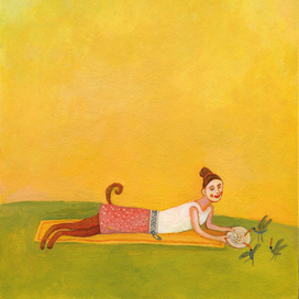 Иллюстрация для журнала "Чиж и Еж"