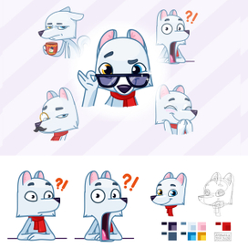 Новогодний стикерпак для Telegram