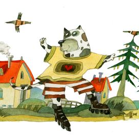 Сказка про художника и корову Музу