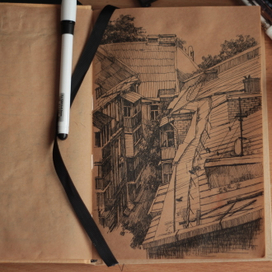 Sketch. Roofs. Крыши