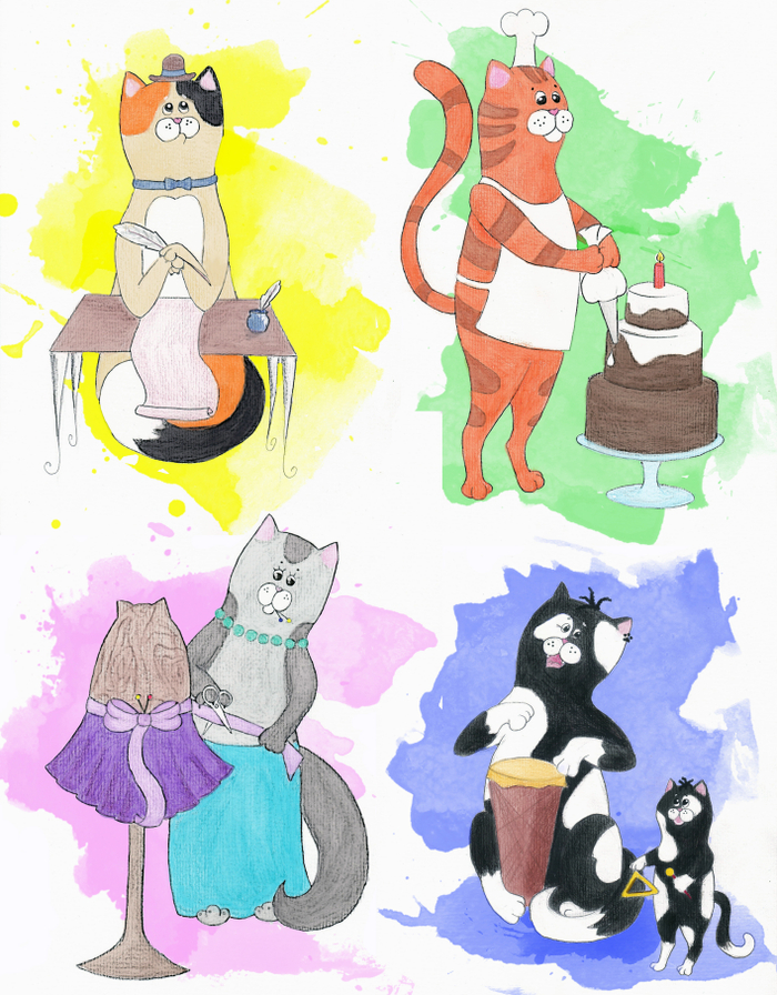 Творческие котики