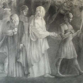 В Гефсиманском саду.