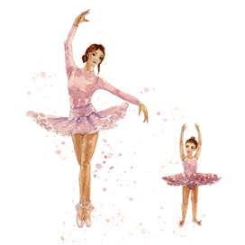 Мама с дочкой