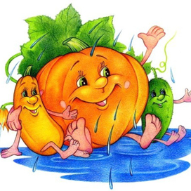 Весёлые овощи