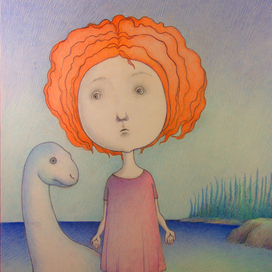 Девочка и зауропод