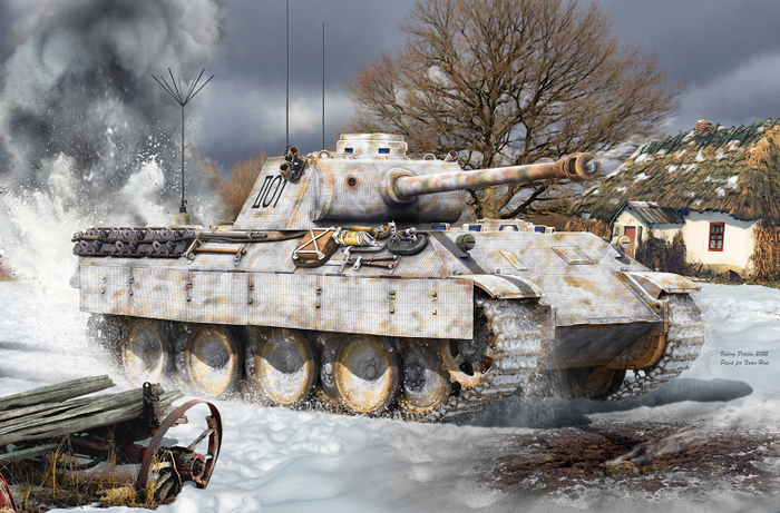 Panther Ausf D( commission artwork )
