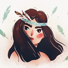 Белое пёрышко