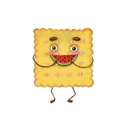 Печенька с арбузом