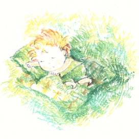 спящий мальчик