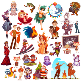 Подборка персонажей