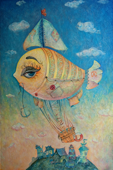 Рыбка воздушный шар