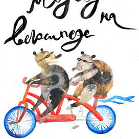 Ехали медведи на велосипеде