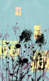 "Дома у дороги". Иллюстрации к сборнику стихов "Лента времени" Б. Шапиро-Тулина.