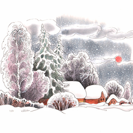 иллюстрация разворотная