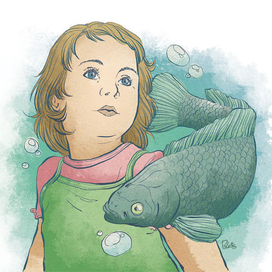 Девочка и Карп
