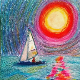 "Кораблик на закате"