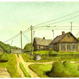 Иллюстрация к рассказу Кот-ворюга К.Г. Паустовского