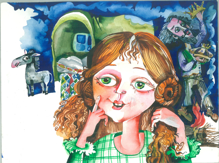 Надежда Белякова - автор и художник   -"ОДНАЖДЫ В ГОРОДЕ" . 