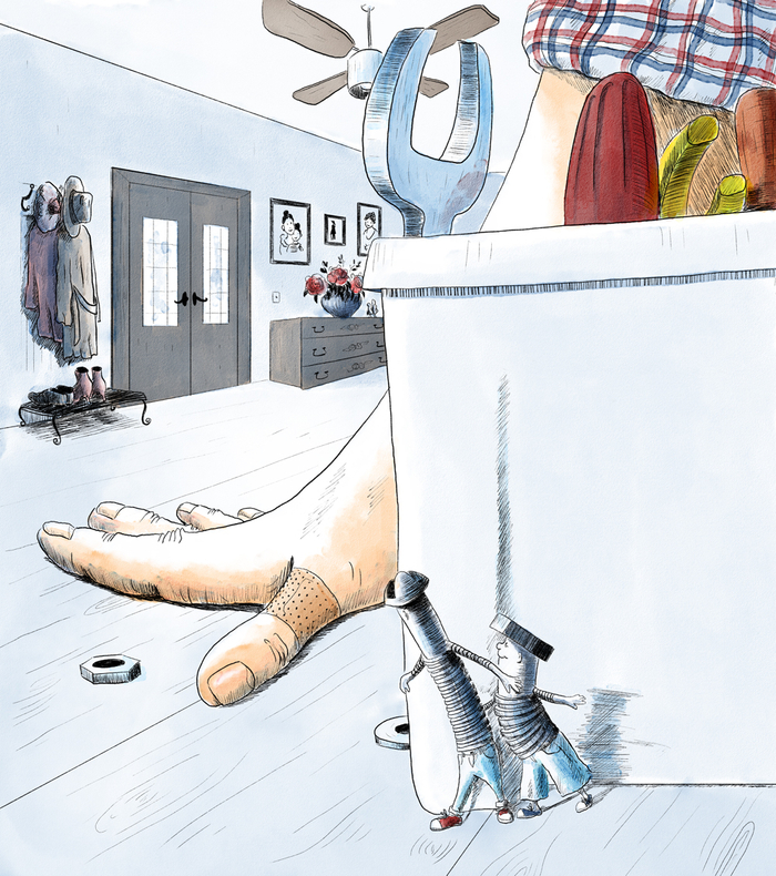 Болтик и Винтик. Побег