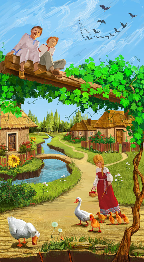 Пастушка гусей