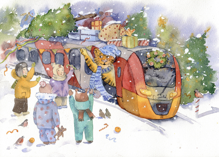 Иллюстрация для Свердловской пригородной компании