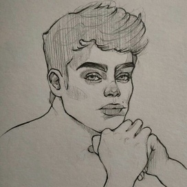 Скетч по фото, портрет 🔥