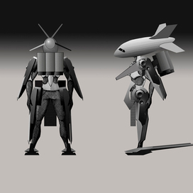 FCANo.16K2 Аэро экзо костюм для разведчика-наблюдателя.