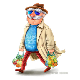 Модный дедушка