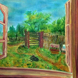 Вид из окна