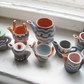 керамическая посудка