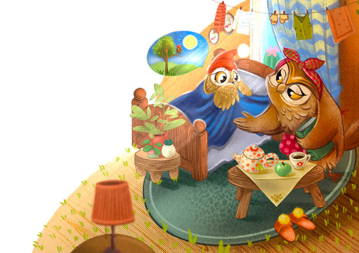 Иллюстрации к стихам Инны Невской "Пушистые почемучки"