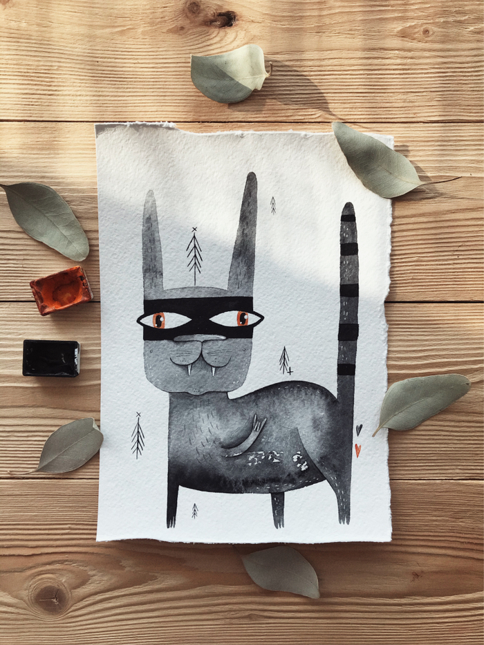 Кот в маске