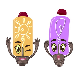 Персонаж лампочка