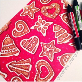 Печенье новогоднее