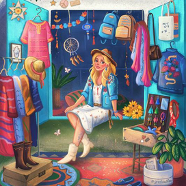 Винтажный магазинчик на колесах