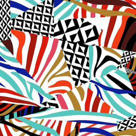 геометрический принт