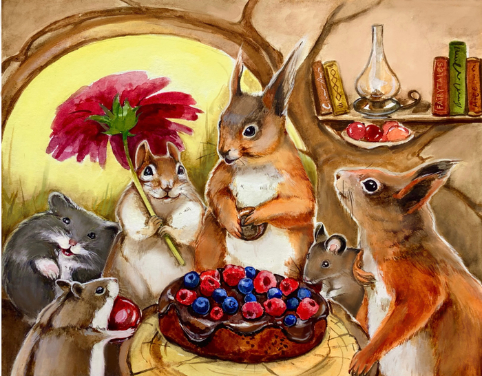 День рождения бурундучка