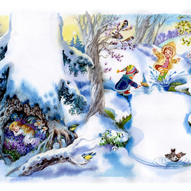 Девочка- весна