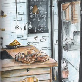 Скетч. Кафе.