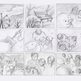 Раскадровка для канала Disney 