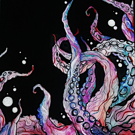 Картина "Щупальца" 