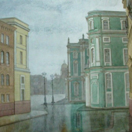 Санкт-Петрбург. дождь