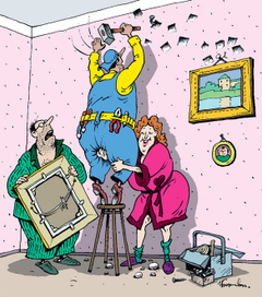 Развеска картин