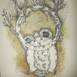 Шиншилла и кольцо