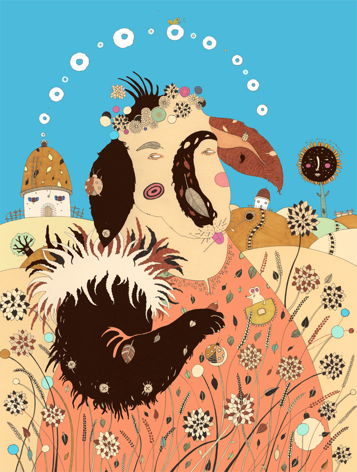 Весенняя-цветочная Зверушка!)