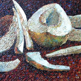 Иллюстрация. Натюрморт дынька.