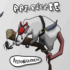  Rat Pirate - Персонаж мышь пират 