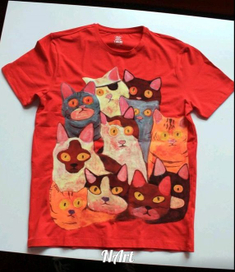 Рисунки ручной работы на ткани на заказ